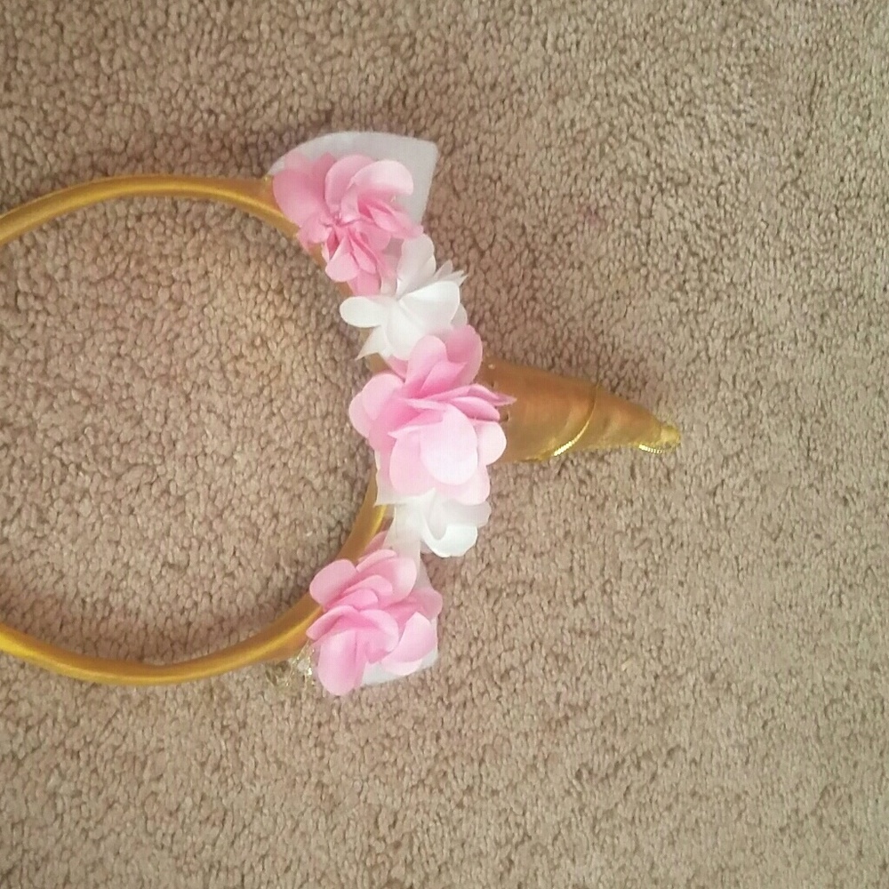 Two headbands both of them are unicorns